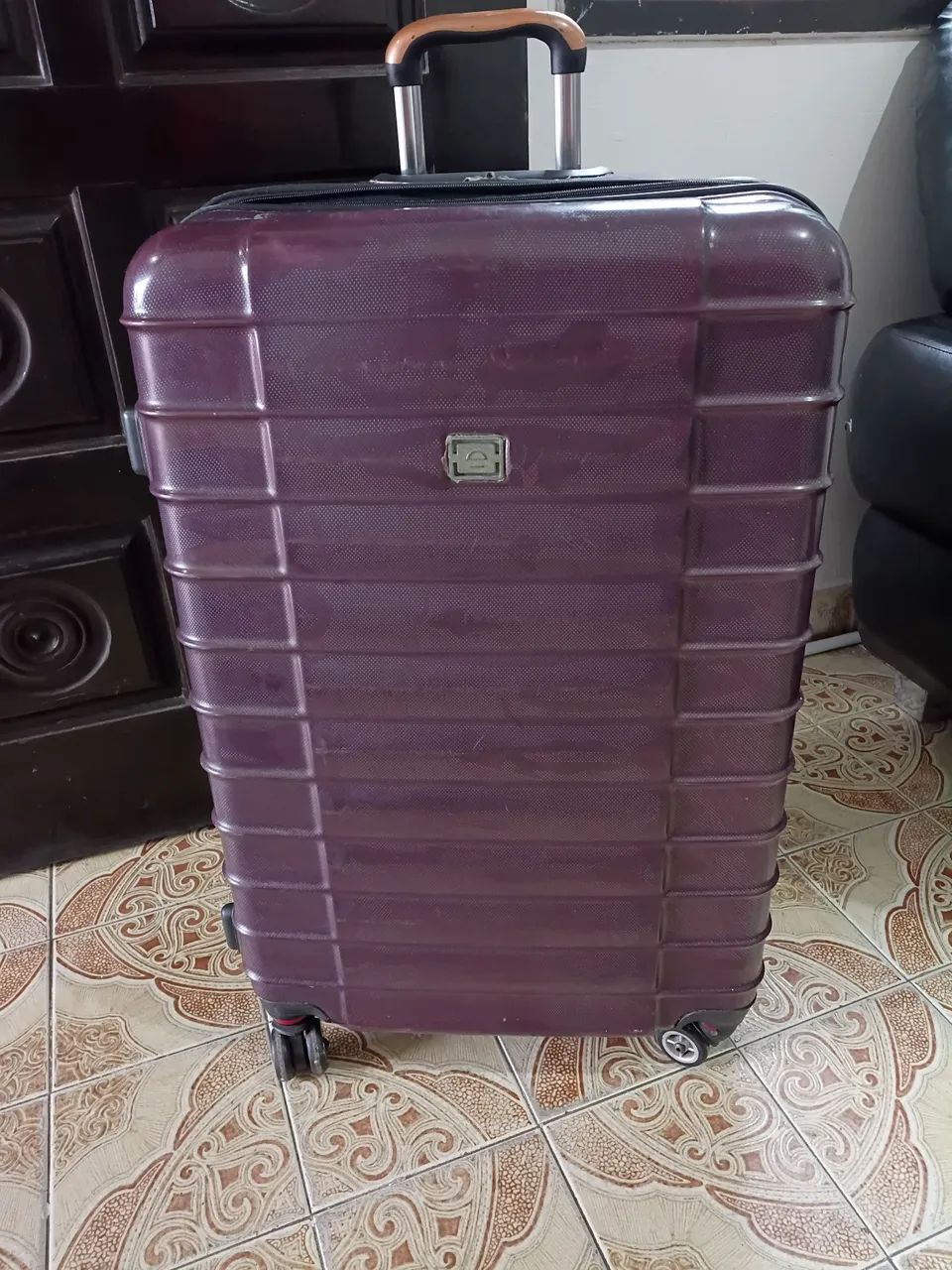 Mala de viagem gigante Le Postiche ROXA