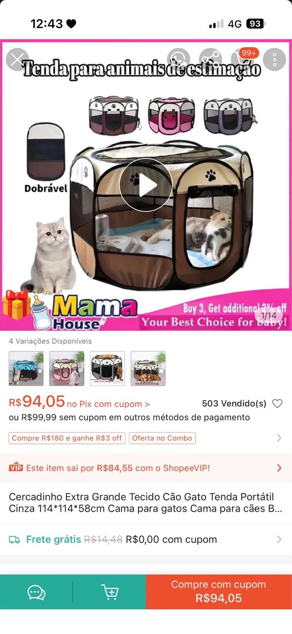 Cercadinho para gatos - Foto 4