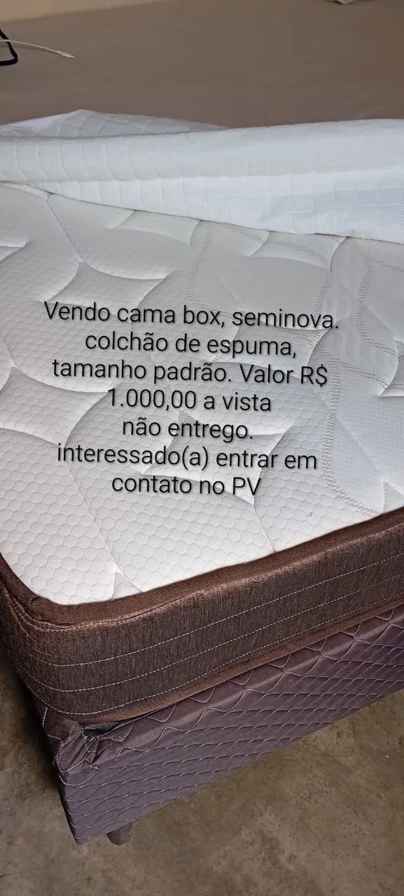 Cama box casal 