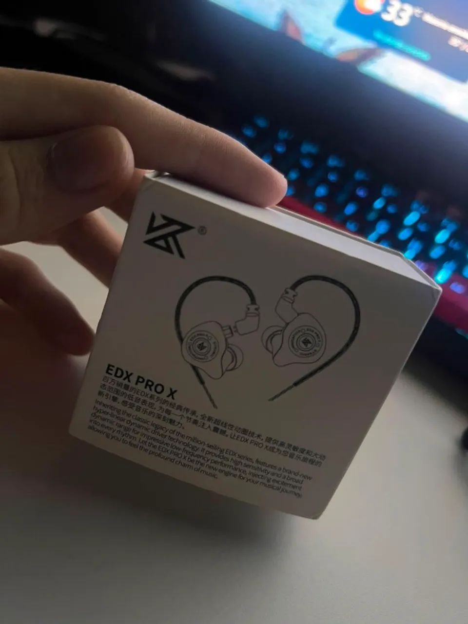 Fones In-Ear KZ EDX PRO X (Transparente)