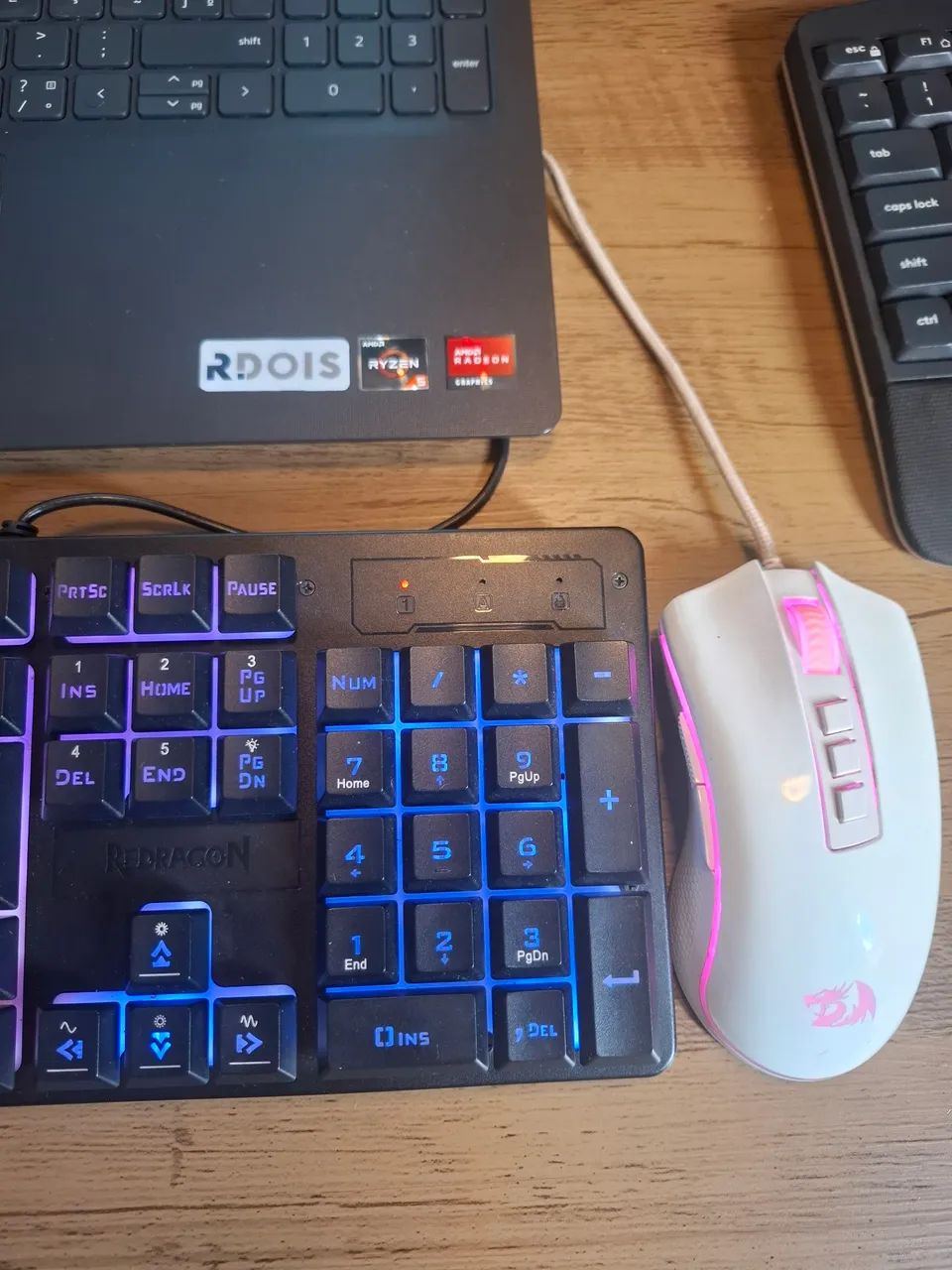 Teclado e mouse com fio RedDragon - Foto 3