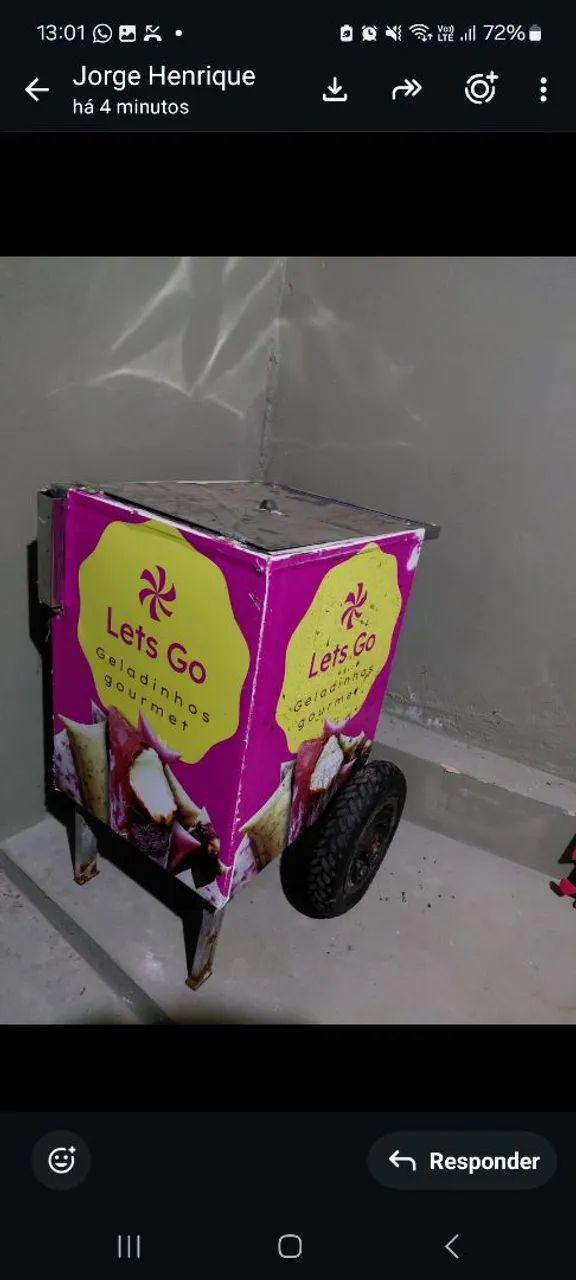 Vendo carro de picoles,açai e sobremesas