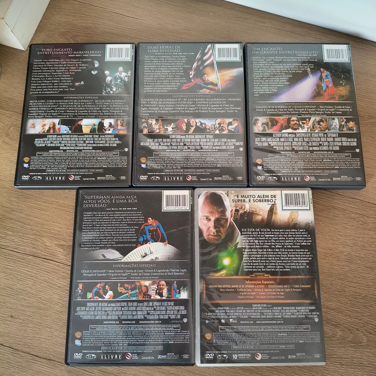 Dvd coleção Superman - 5 filmes - Foto 2