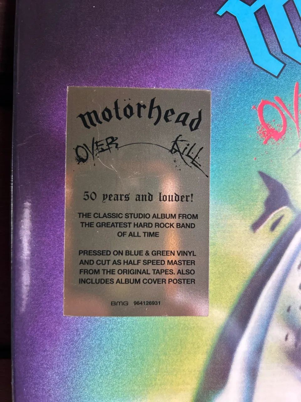 Disco Vinil Motorhead - Overkill Edição 50anos  - Foto 4