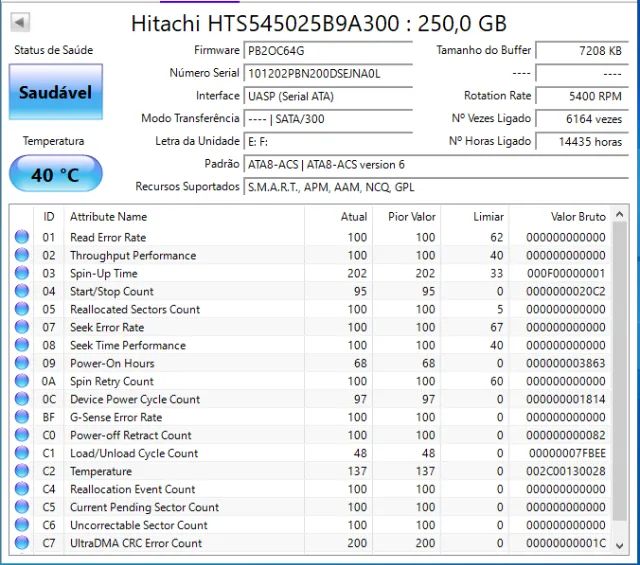 HD 250GB Hitachi 2,5 Notebook - Foto 5