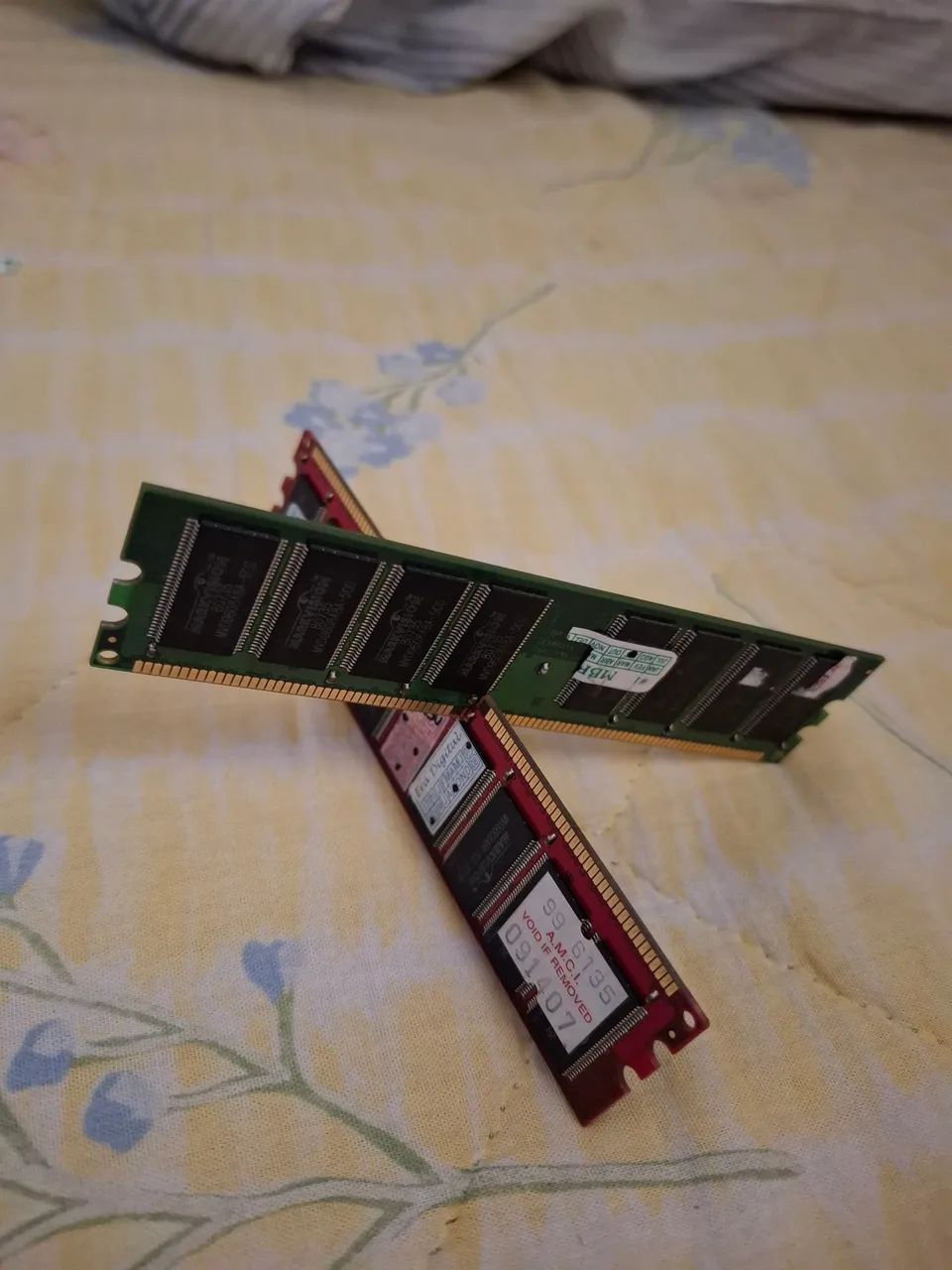 2x memória ram DDR400/DDR 1 2GB - Foto 3