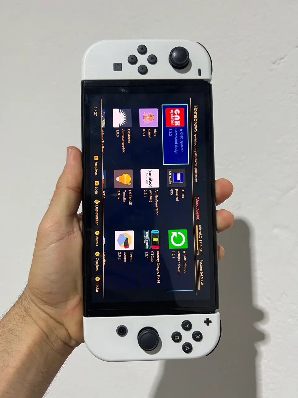 Nintendo Switch Oled desbloqueado 