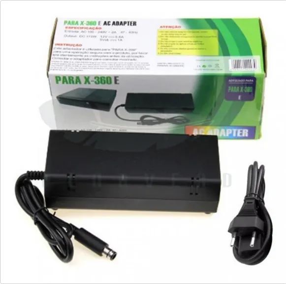 (PROMOÇÃO PIX) Fonte Xbox 360 Slim 1 Pino Bivolt 110v 220v 135w FR-301C - Foto 3