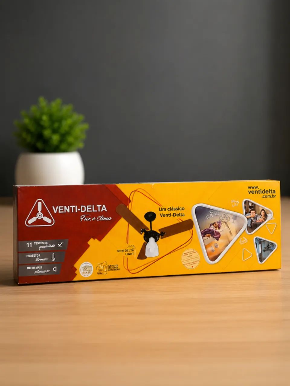 Ventilador de Teto Venti-Delta New Delta Light - Novo e Lacrado