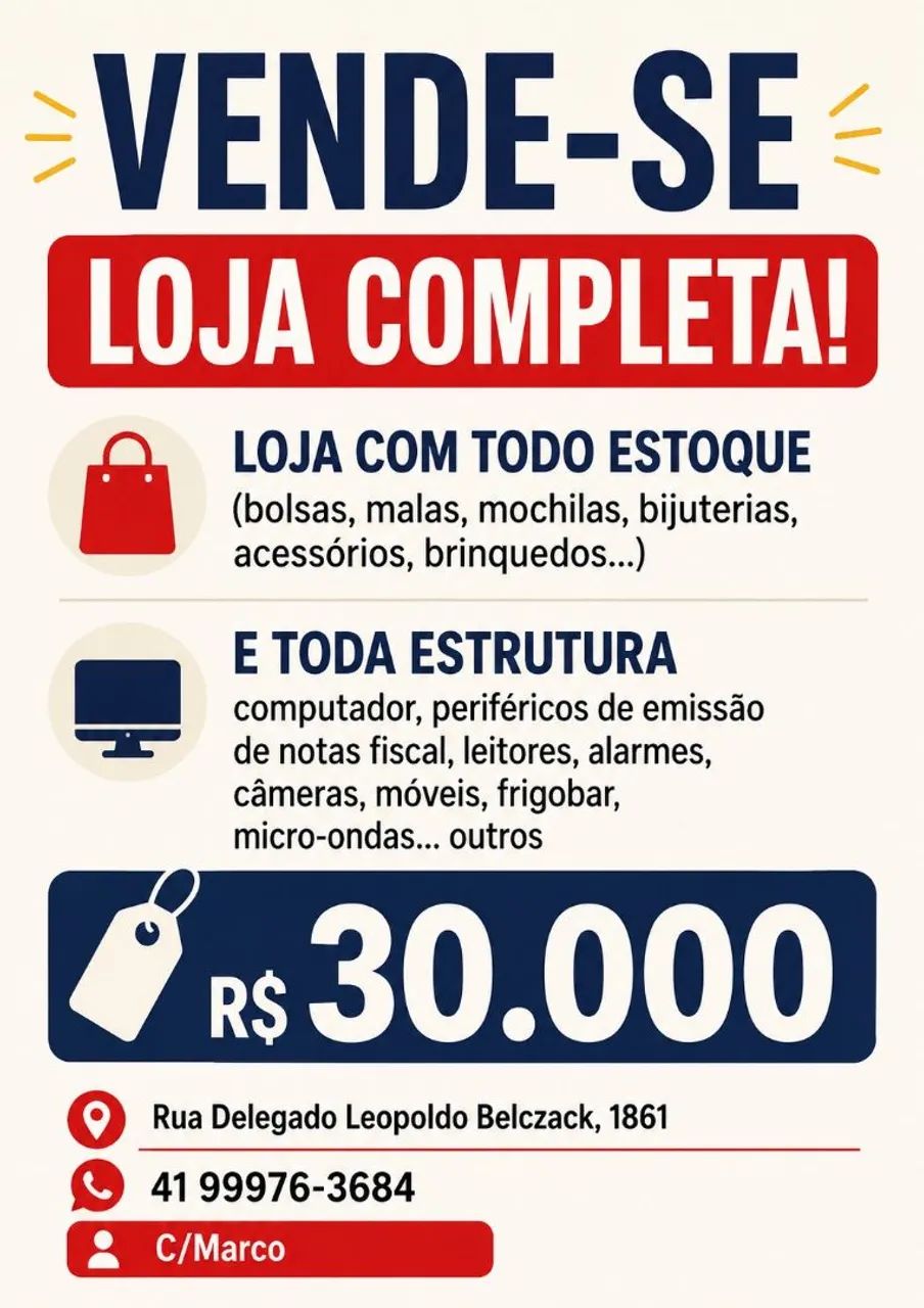 Loja Completa Capão da Imbuia 