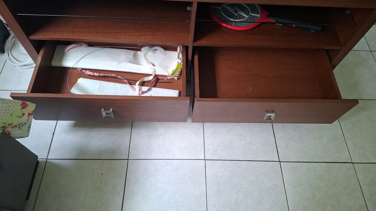 Rack para televisão sala de madeira - Foto 2