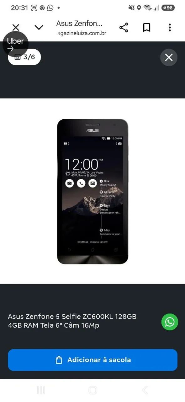 Asus ZenFone 5 16GB - Foto 3