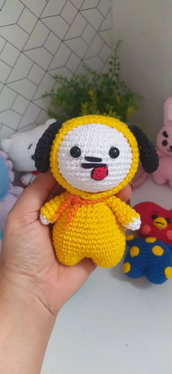 BTS Bt21 Amigurumi Crochê  - Foto 5