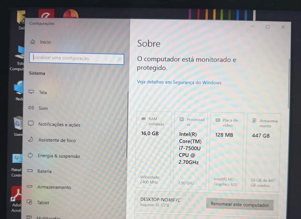 Notebook inspirion 13 5000 2 em 1 i13-5378-A30C  - Foto 4