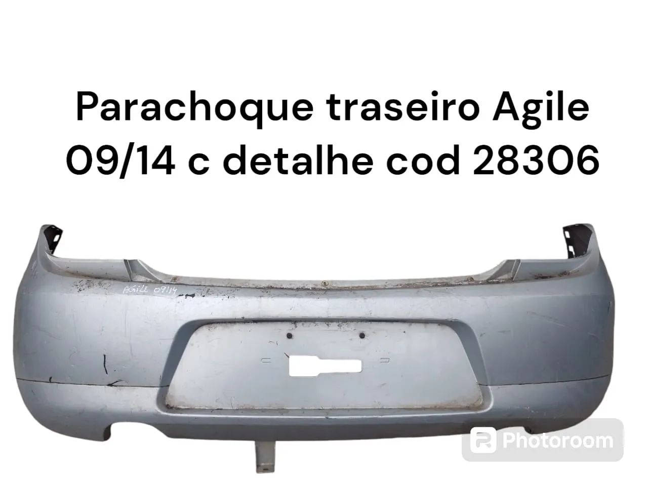 Parachoque traseiro Agile com detalhe - Peças para carros, vans e