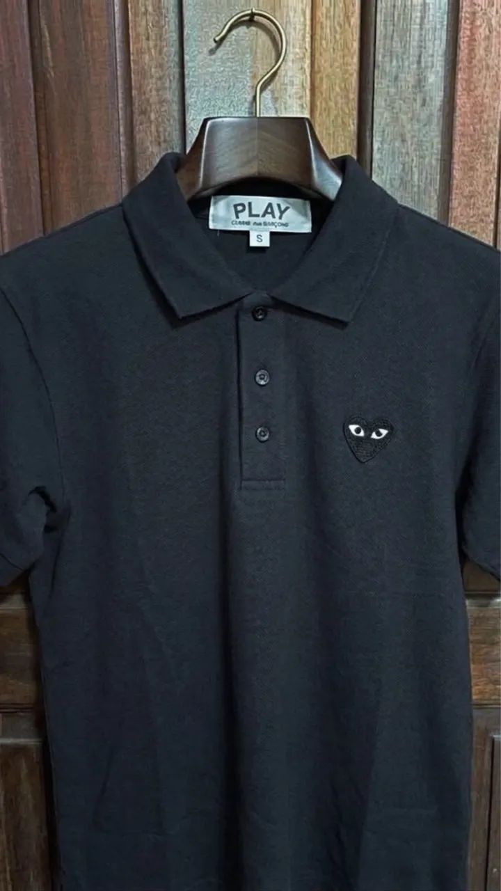 camisa polo cdg 