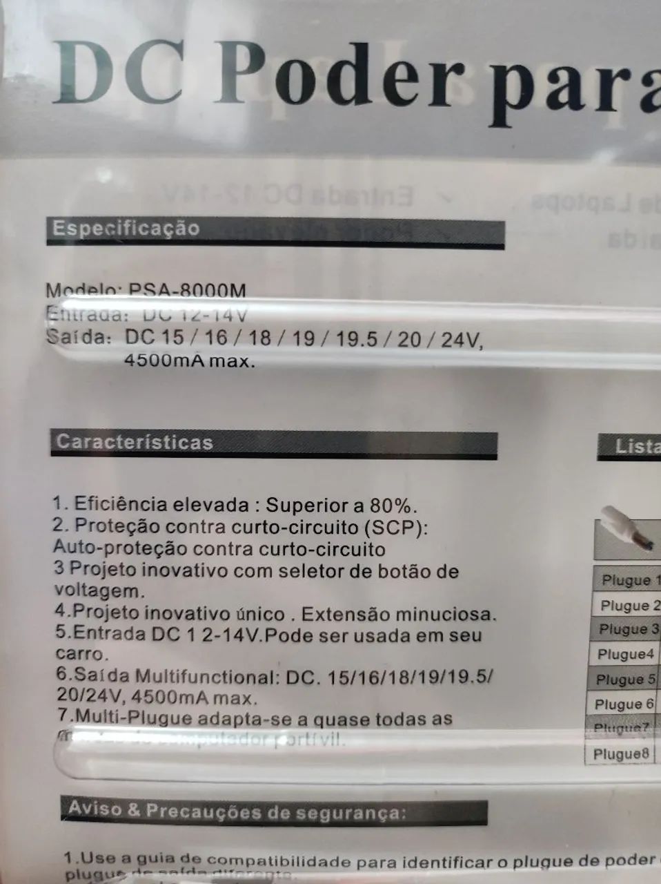 Fonte Universal de Notebook para Carro Spike  - Foto 4