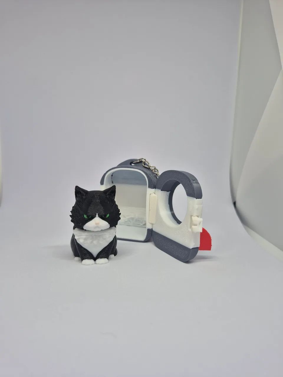 Chaveiro mochila gato - Foto 2