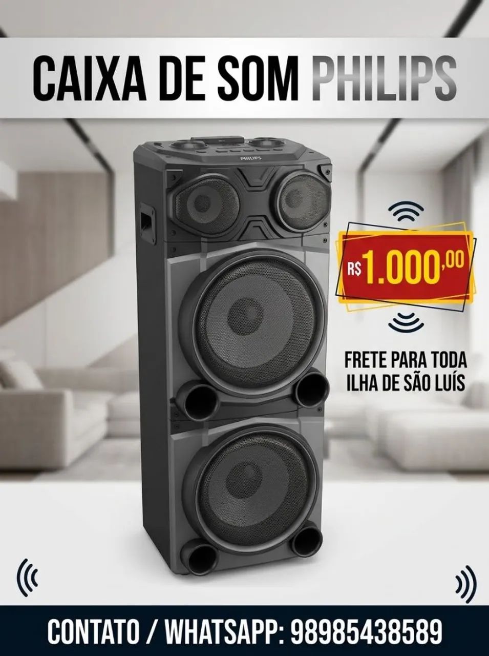 Caixa de som Barata 
