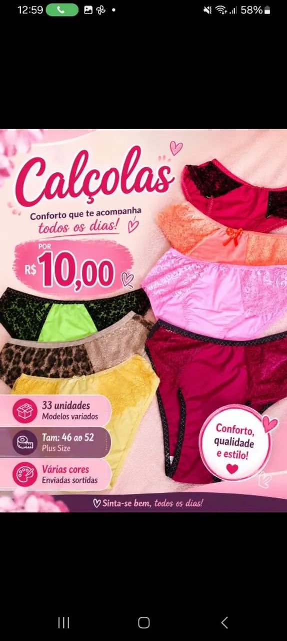 Calçola plus size 