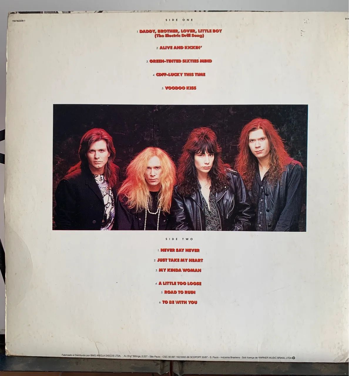 Lp Mr. Big - lean into it - 1992 - Foto 4