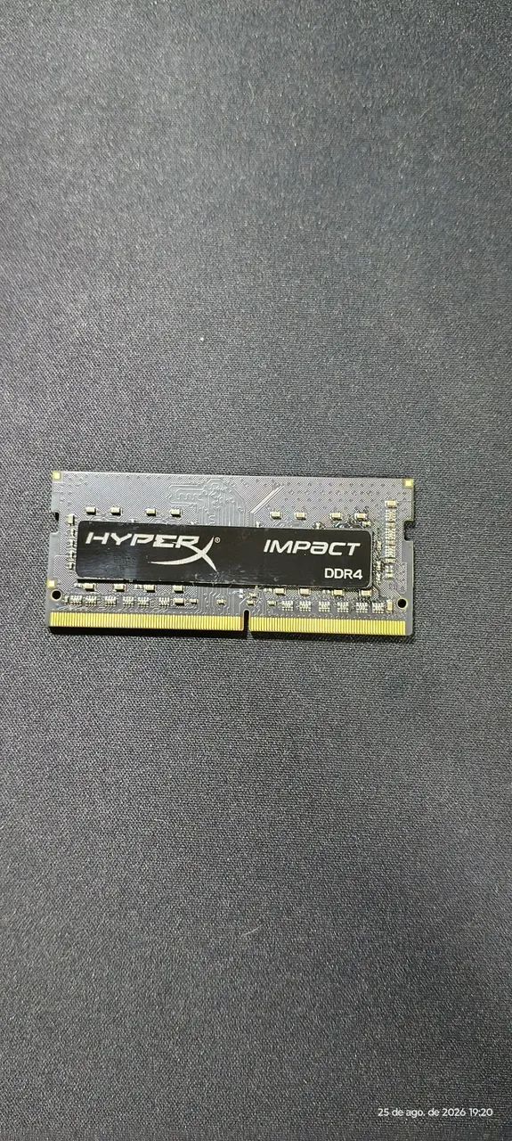 MEMORIA RAM NOTEBOOK 8GB-DDR4-HYPERX
