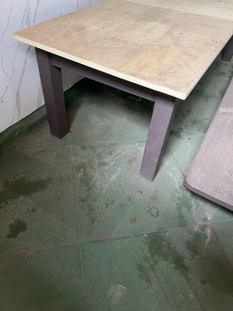 Mesa e banco em madeira de ótima qualidade.  - Foto 3