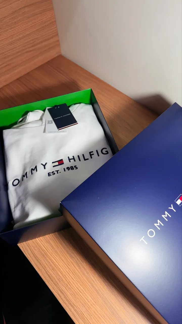 Casaco branco tommy original 