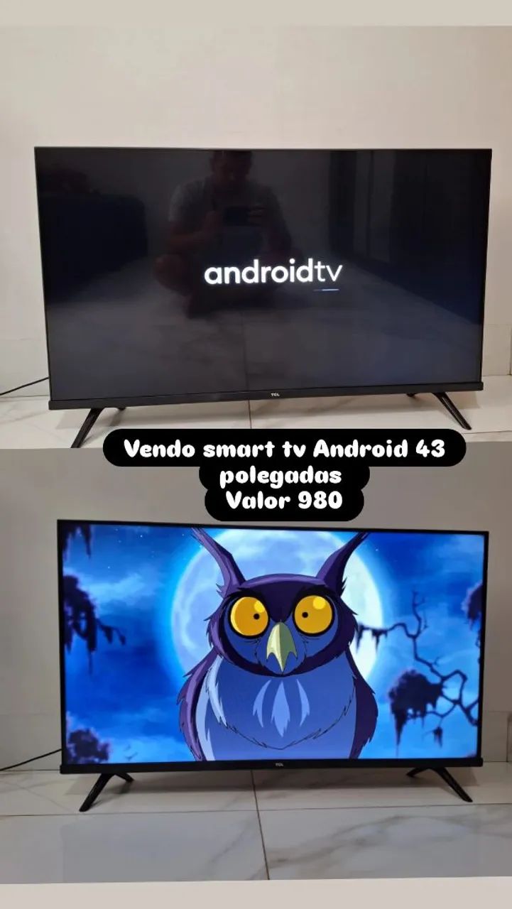 Vendo smart tv Android 43 polegadas 