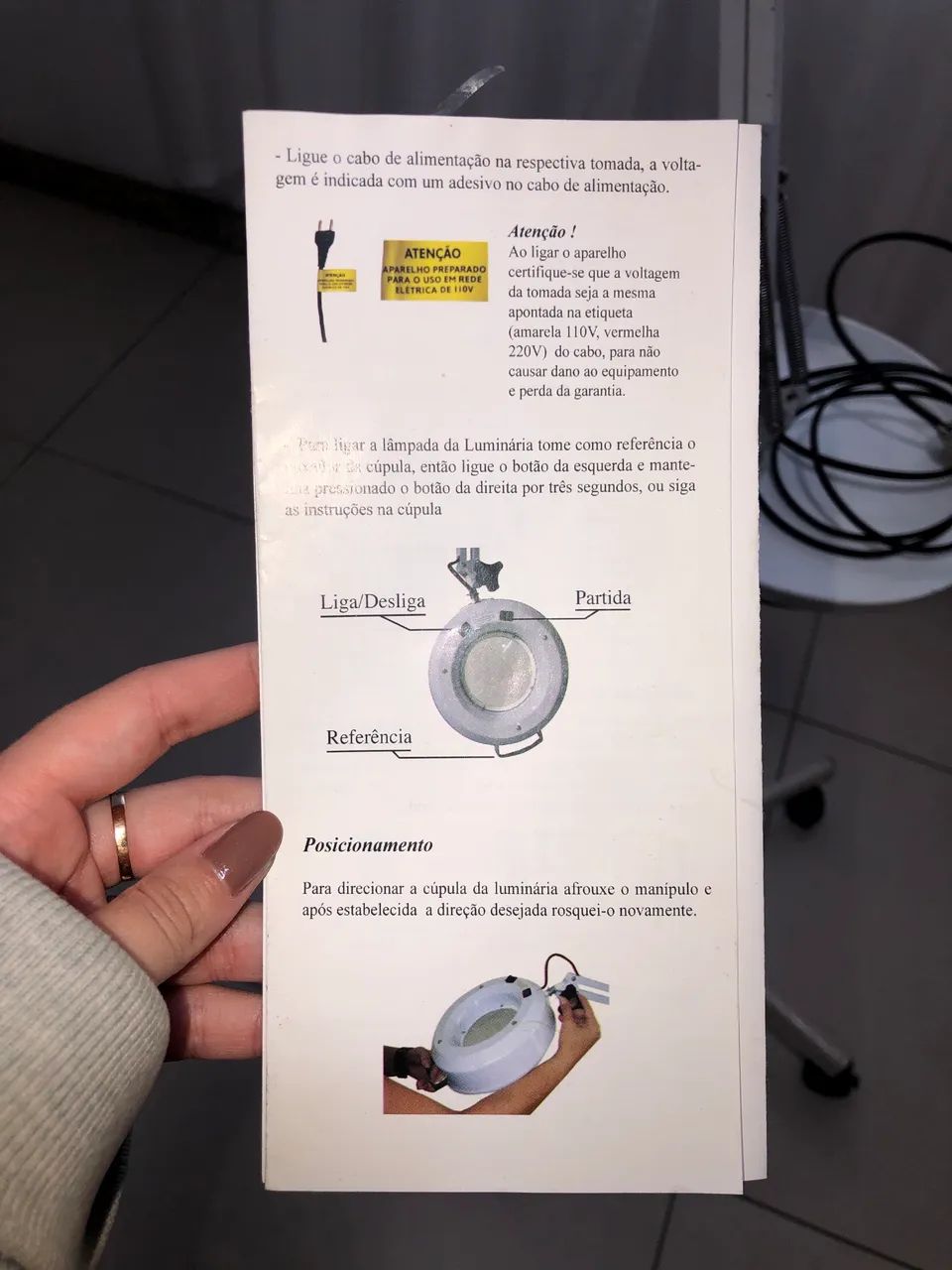 Lupa Profissional Estek com Iluminação - Foto 4