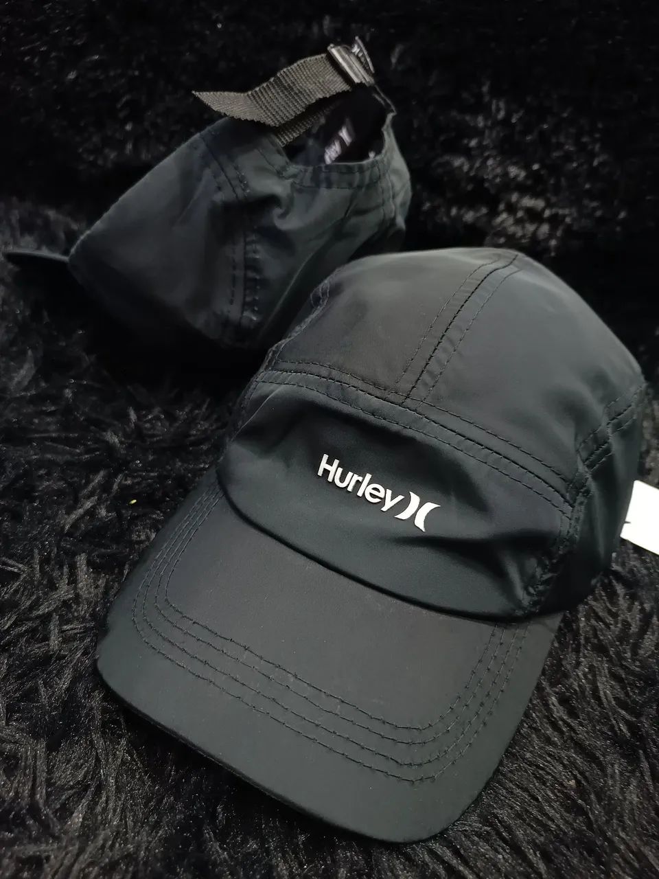 Boné da Hurley H2O-DRI Aba Curva Fecho Strapback Ajustável - Foto 3