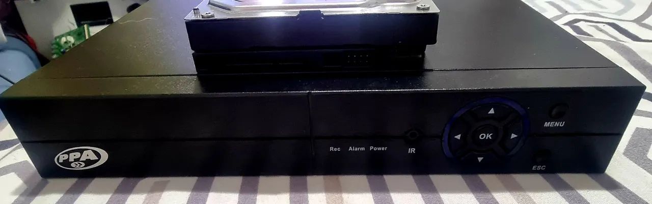 XVR GP3 Multi Modo 8 Canais + HD Western Digital Purple 500GB NOVOS  - Foto 3