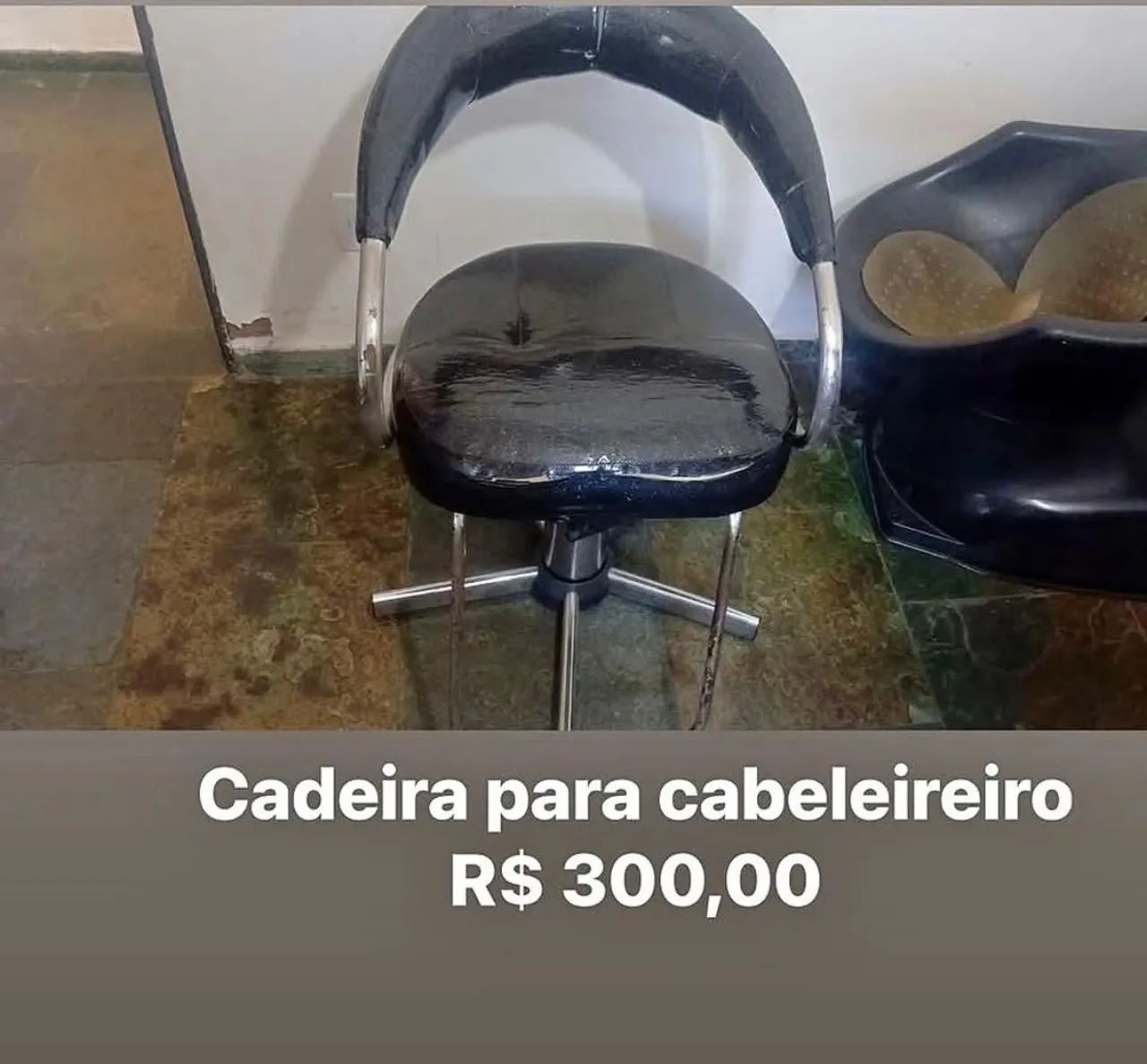Cadeira para salão de beleza