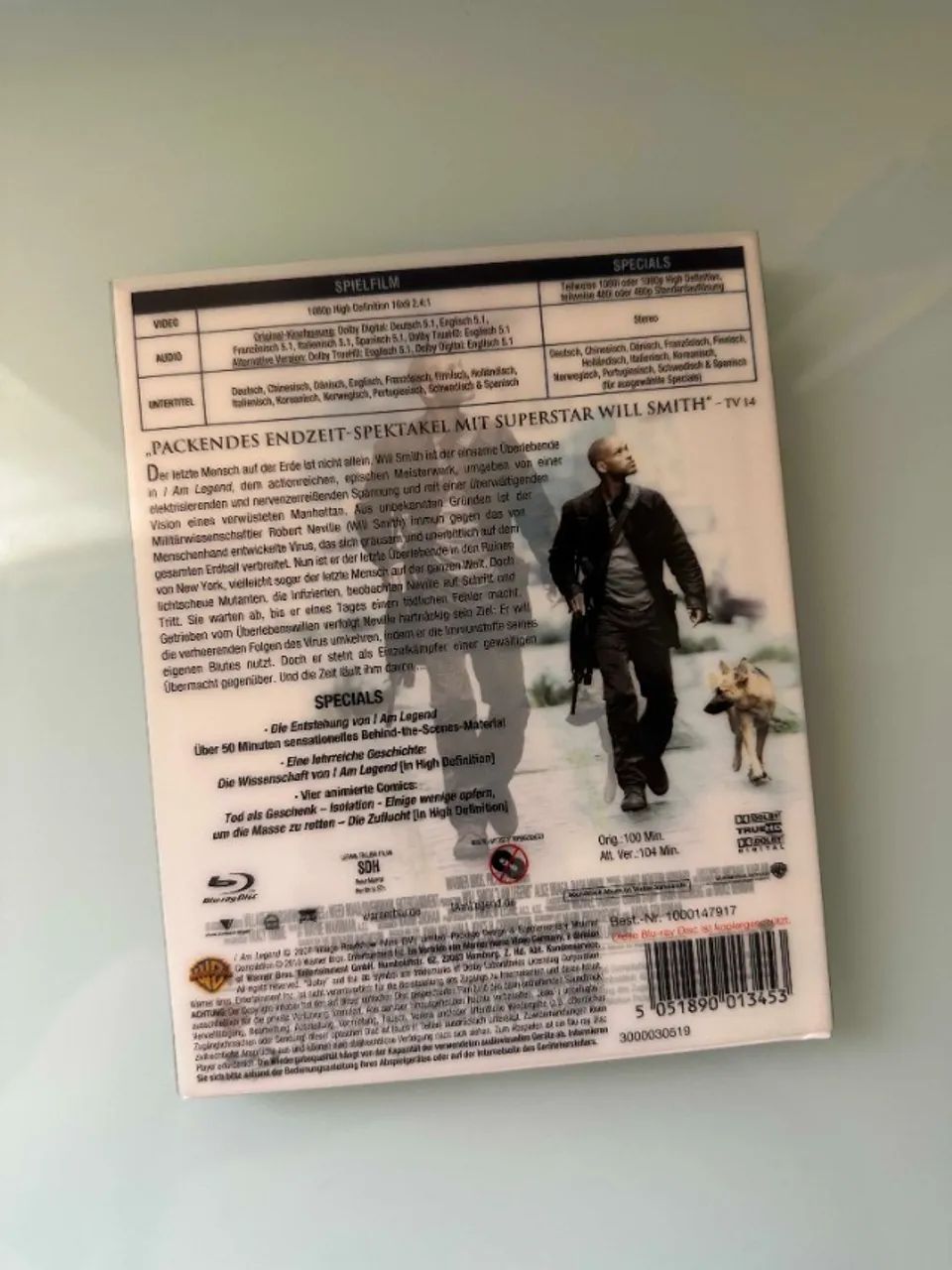 Blu-ray Digibook / Eu Sou A Lenda / Importado - Foto 2