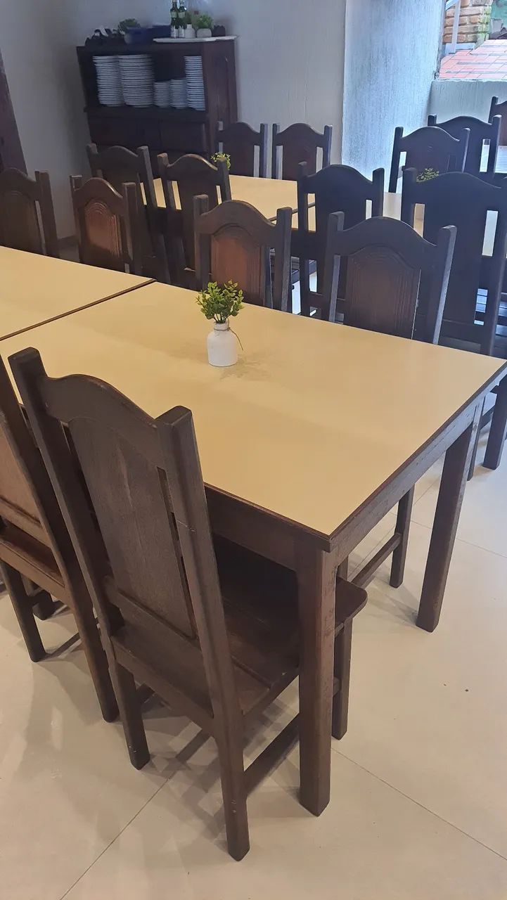 Jogo de 4 cadeiras com mesa - Foto 2