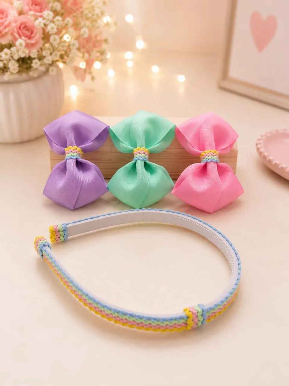 Tiaras xuxinhas parzinhos e kits faixinhas. 