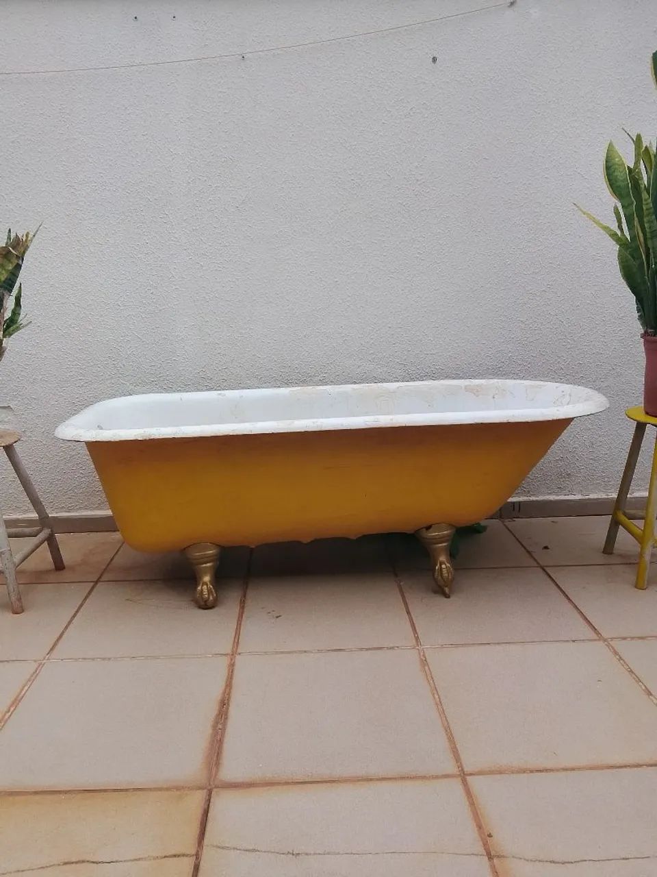 Banheira vitoriana / ferro fundido.