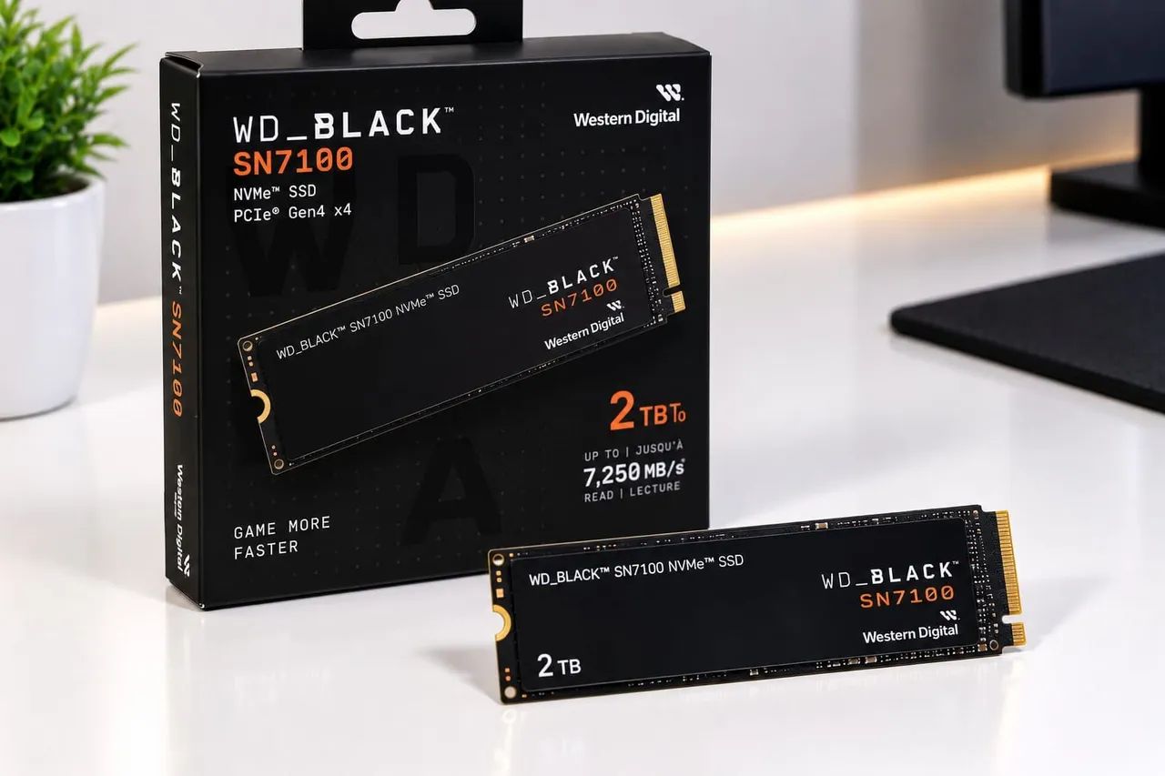 SSD M.2 WESTERN DIGITAL (WD) Black SN7100 2 TB PRODUTO NOVO