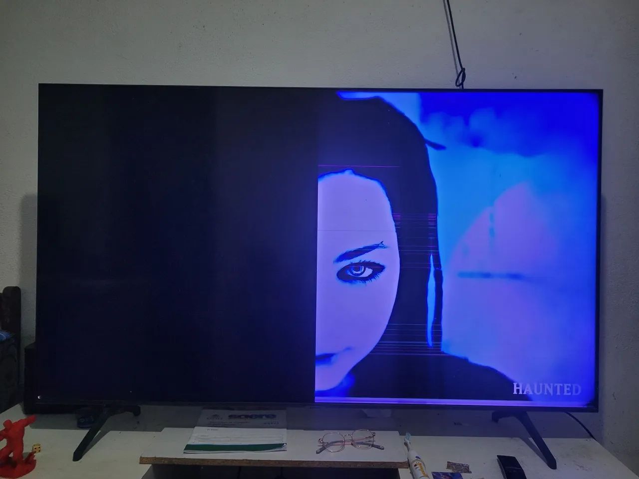 Tv samsung com defeito