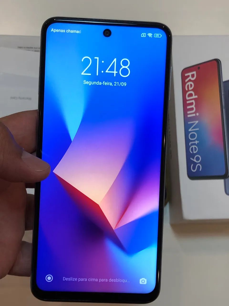 Redmi Note 9S 128 GB Branco Excelente 