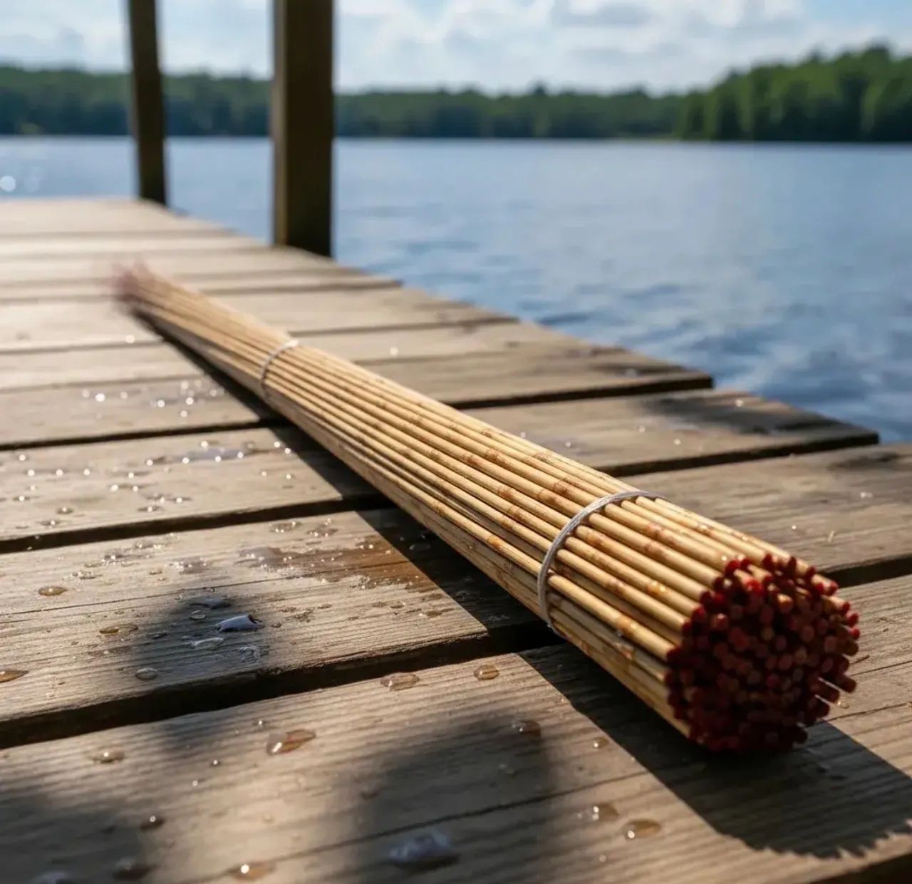 Vara de pesca para wind banner