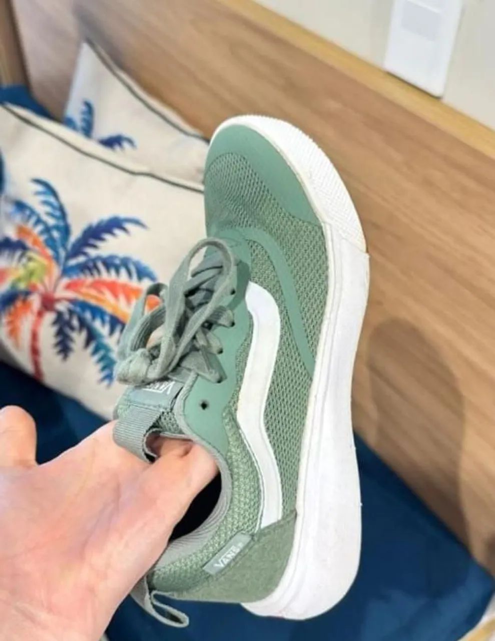 Tênis Vans original 34 verde  - Foto 2