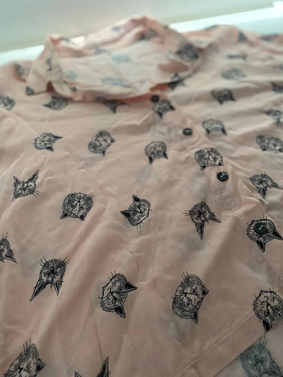 camiseta feminina gatos P - Foto 4