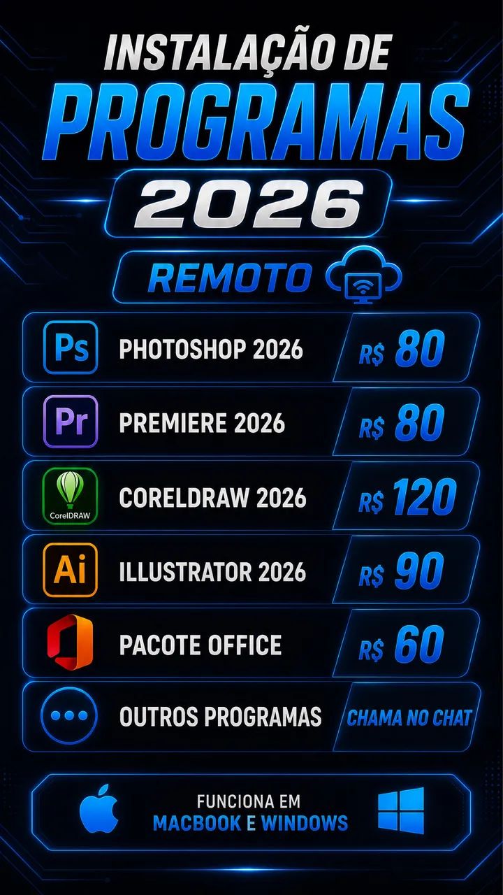 Instalação de programas remoto