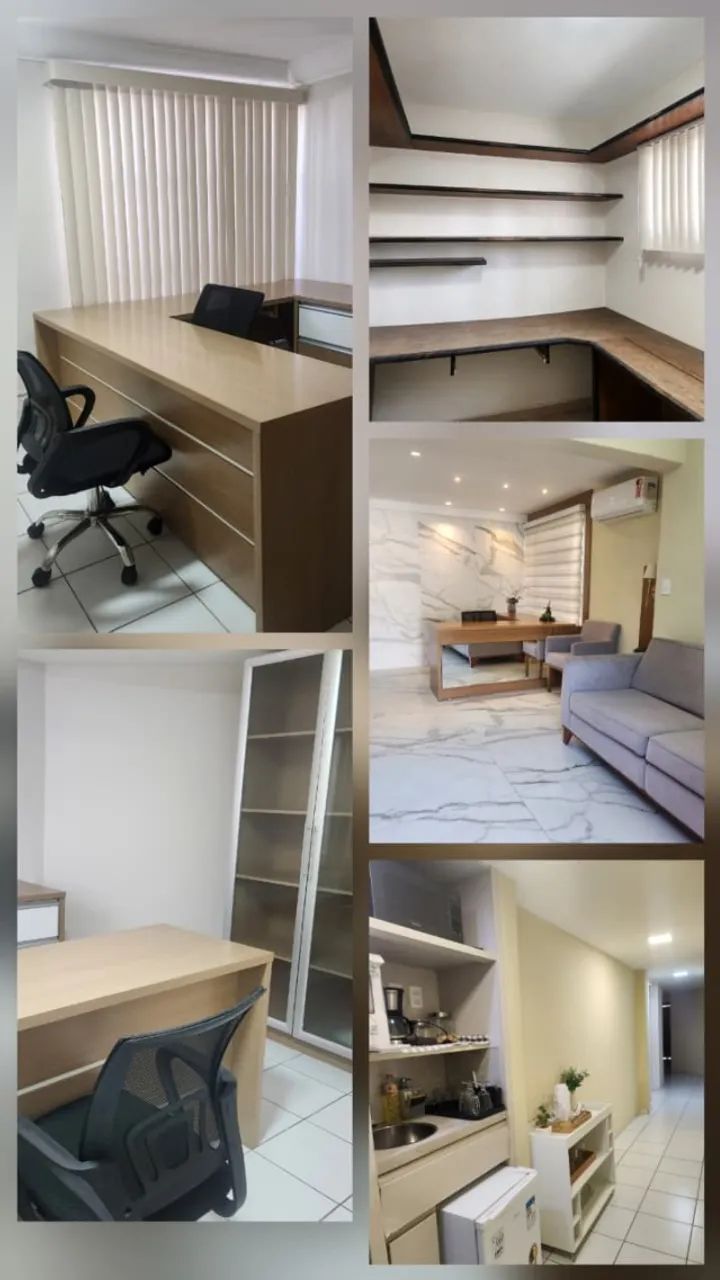 SALA ESCRITÓRIO MOBILIADA