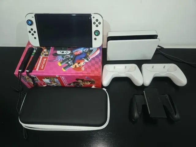 Nintendo Switch 1 OLED Branco - 64GB