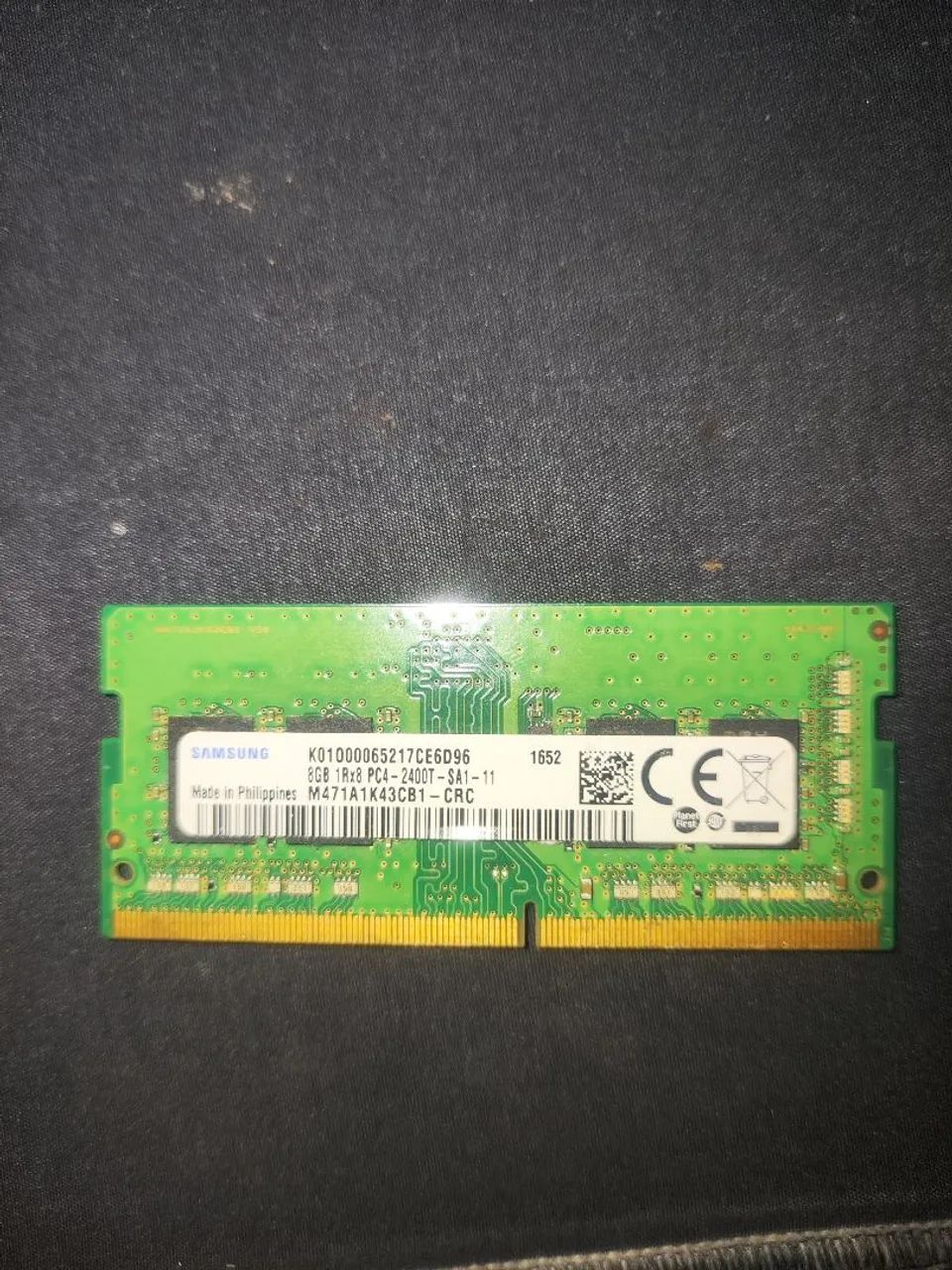 Memória ram ddr4 8gb notebook 