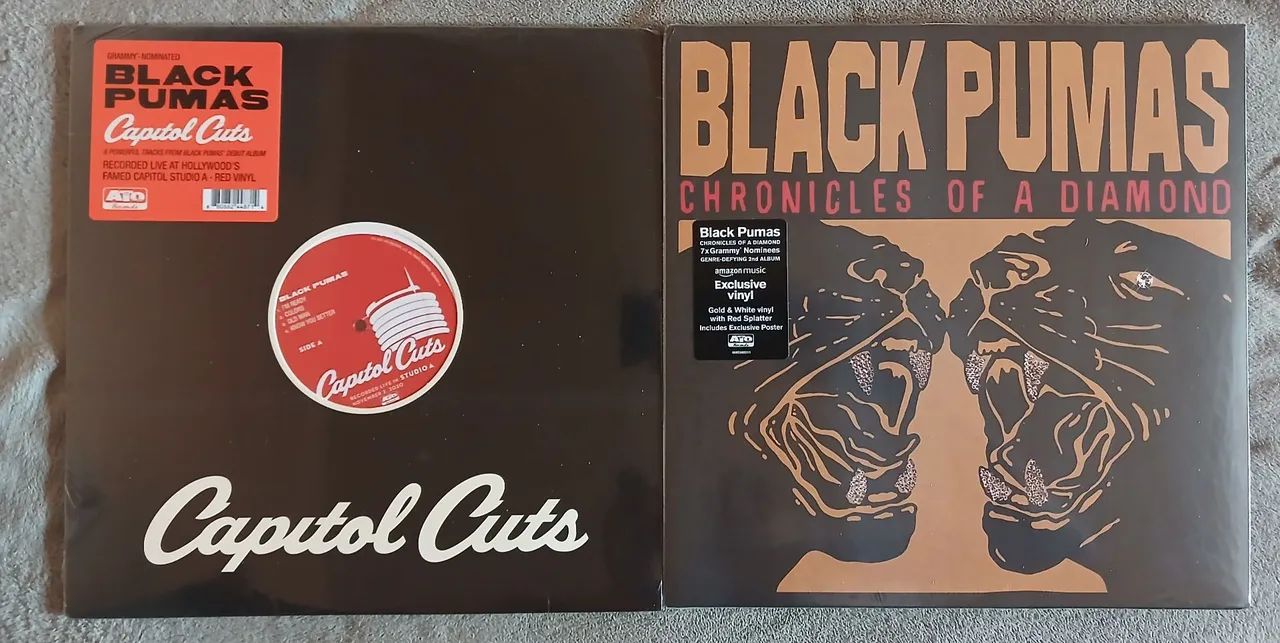 2 Lps vinil Black pumas - lacrados- frete grátis 