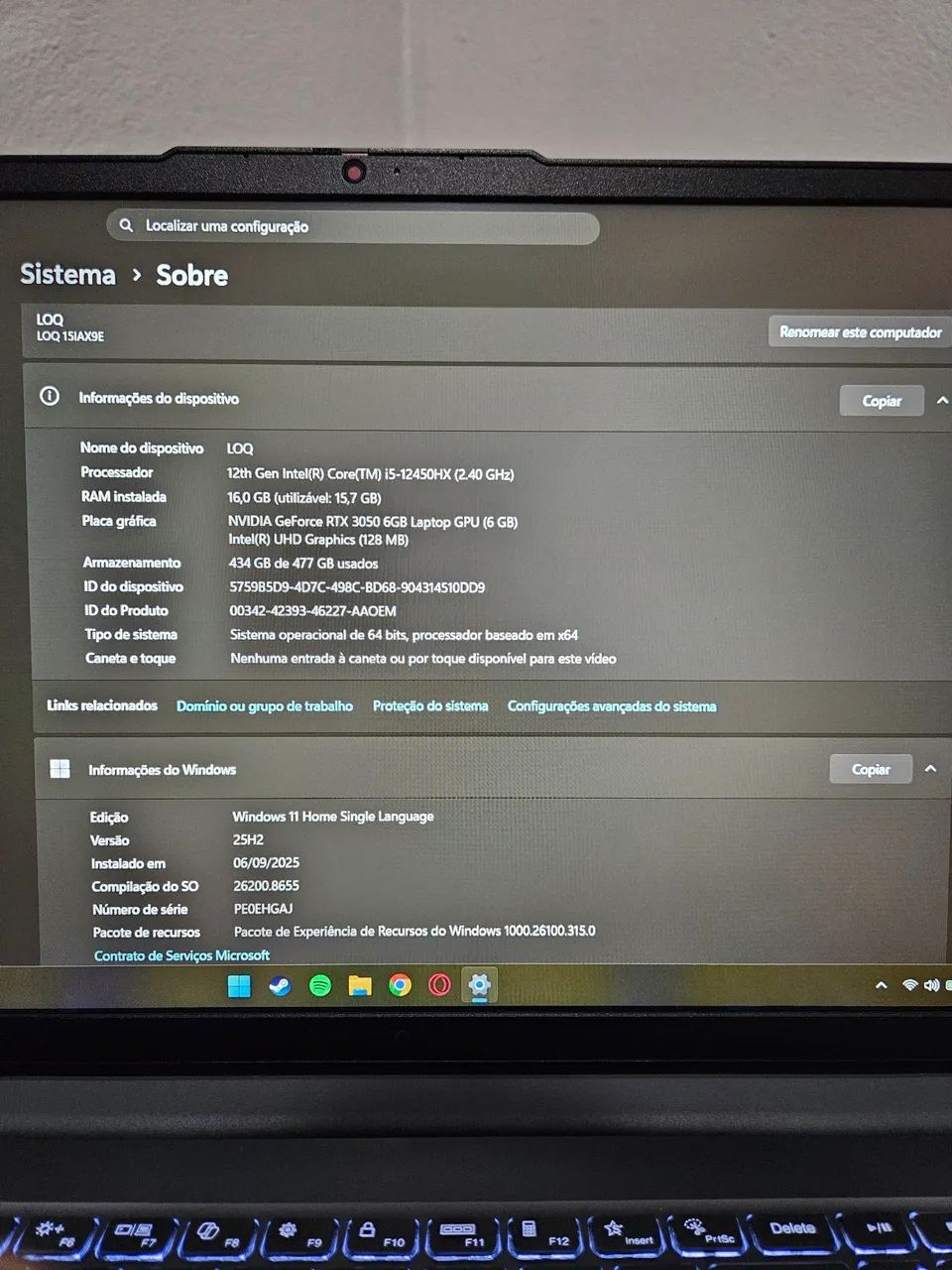 Notebook Gamer Lenovo LOQ E  - Foto 3