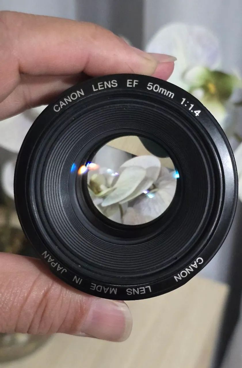 CANON EF 50MM F1.4 ULTRASONIC ESTADO DE NOVA - Acessórios para